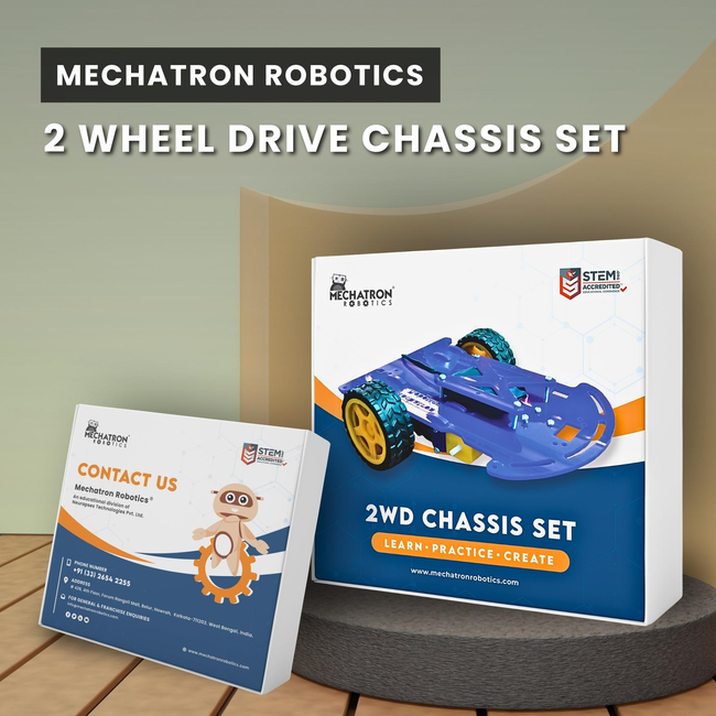 2 Wheel Drive (2WD) Robot Chassis Set