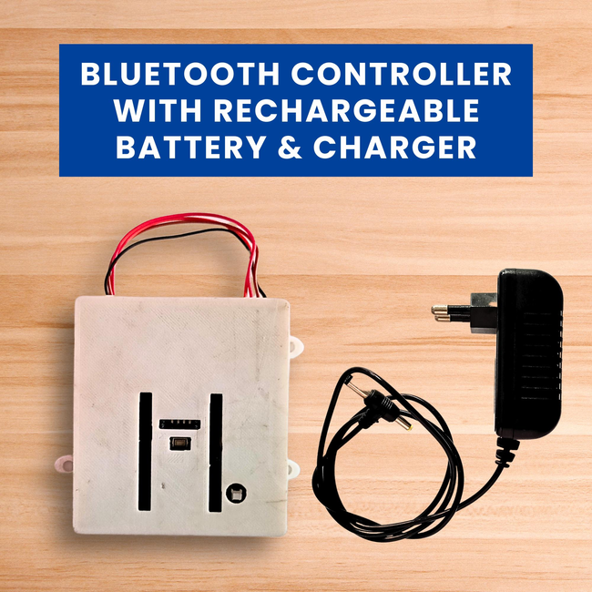 Bluetooth Controller with Rechargeable Battery and Charger