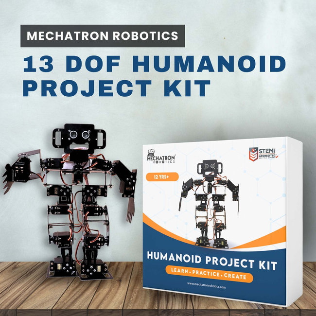 13 DOF Humanoid Metal Frame Project Kit